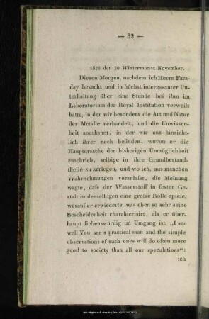 1826 den 30. Wintermonat November