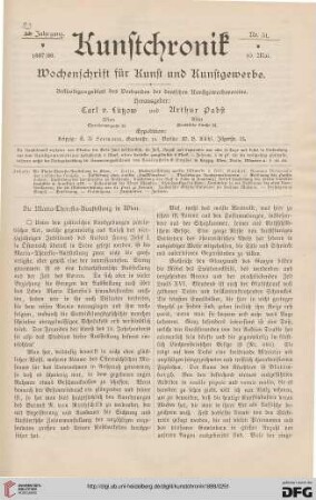 Heft 31 (10. Mai 1888)