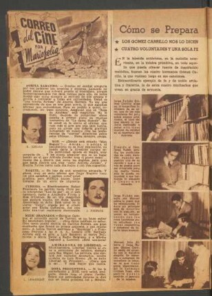Correo del cine por Mariofelia