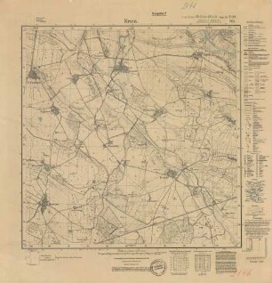 2146 (alte Nr.: 763) Krien, Meßtischblatt (4cm - Karte)