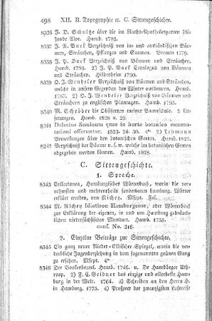 C. Sittengeschichte.
