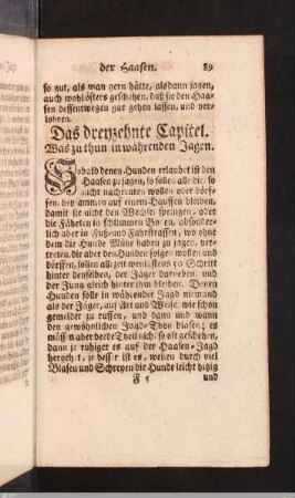 Das dreyzehnte Kapitel.