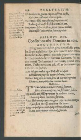 Psalmus CXI. - Psalmus CXX.