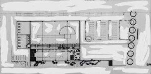 Wettbewerb Sporthalle Sömmeringstraße (nicht realisiert) – Grundrisse. Berlin-Charlottenburg, Sömmeringstraße 37-31