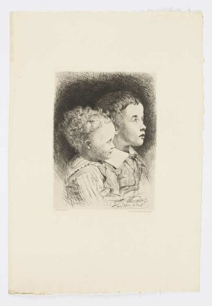 Pierre et Paul, aus: Philippe Burty, "L’eau-forte en 1878: cinquième année: trente eaux-fortes originales et inédites par trente des artistes les plus distingués", Paris 1878