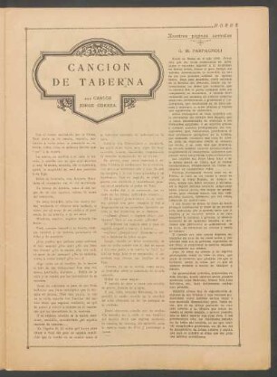 Nuestras páginas centrales : G. M. Parpagnoli
