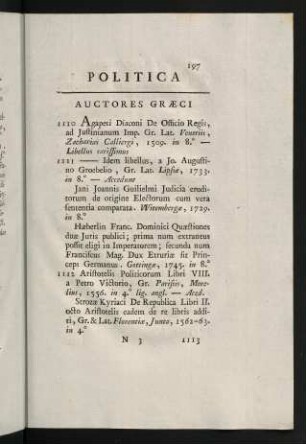 197-208, Politica