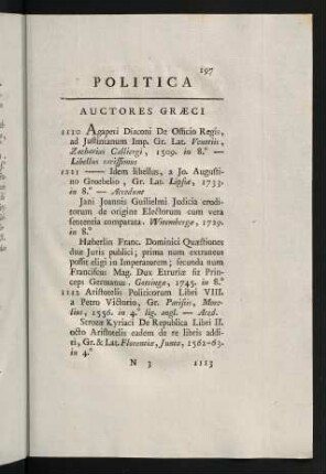 197-208, Politica