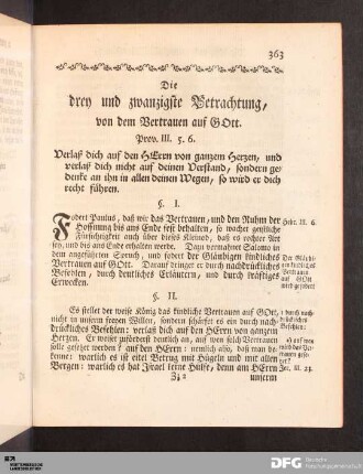 Die drey und zwanzigste Betrachtung [...]