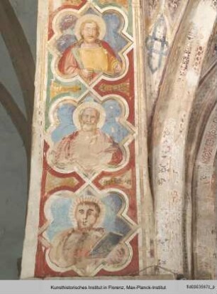 Freskenzyklus mit Evangelisten und Aposteln : Die zwölf Apostel