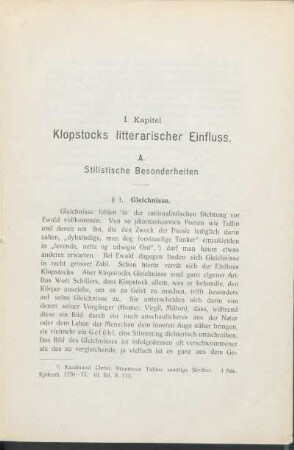 A. Stilistische Besonderheiten.