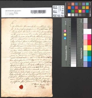 Wahlinstrument und Eidesleistung des Albert Hermanns als Abt zu Deutz.