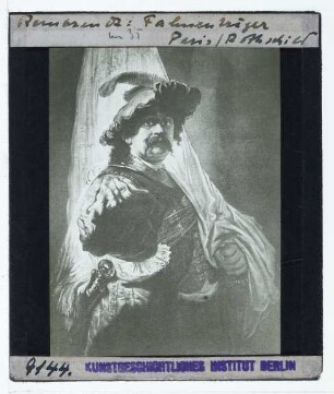 Rembrandt (nach), Der Fahnenträger (Kassel GAM 251)