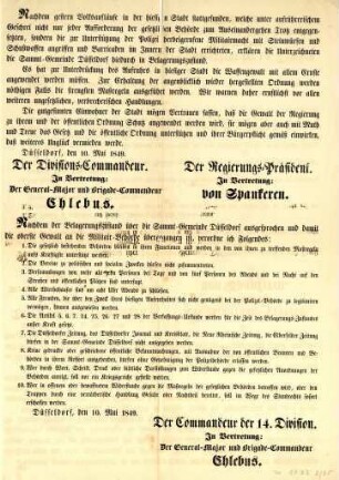 066 Verhängung des zweiten Belagerungszustandes