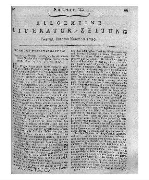 Arethusa oder die bukolischen Dichter des Alterthums. T. 1. [Hrsg.: F. L. K. Fink von Finkenstein]. Berlin: Unger 1789