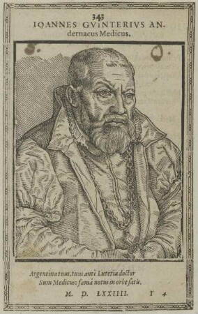 Bildnis des Ioannes Gvinterius