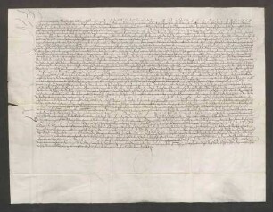 Schuldbrief des Bischofs Philipp von Speyer gegenüber St. Margaretha und St. Agnes zu Straßburg über 500 Gulden zu 4 Prozent.