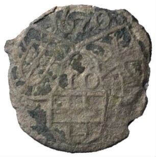 Fundmünze, Dreier (1/84 Gulden), 1670