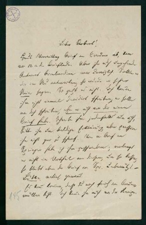 Brief vom 21. Februar 1878