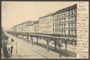 Ansichtskarte Hochbahn Gitschiner Straße [1/2]