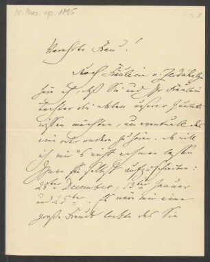 Brief an Antonie Haller : 5.12. o.J.