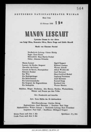 Manon Lescaut