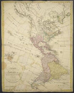 Charte von America : nach astronomischen Bestimmungen, den neuesten Nachrichten und Charten