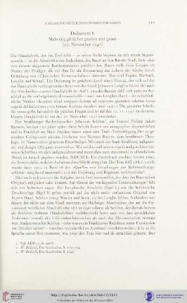 Dokument 8: Mehrung götlicher gnaden vnd geists (30. November 1547)
