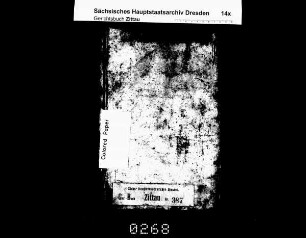 Konsensbuch der Ratsdörfer und der Stadt Zittau, Bd. 01
