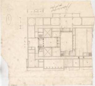 Billing, Hermann; Bochum (Nordrhein-Westfalen); Hotel Bochum - Grundriss 1. OG