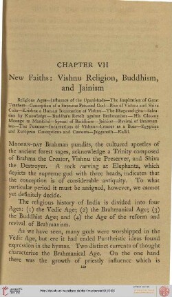 New Faiths: Vishnu Religion, Buddhism, and Jainism