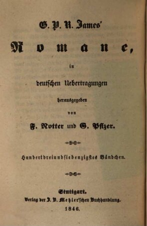 G. P. R. James' Romane, 173. Attila ; 6