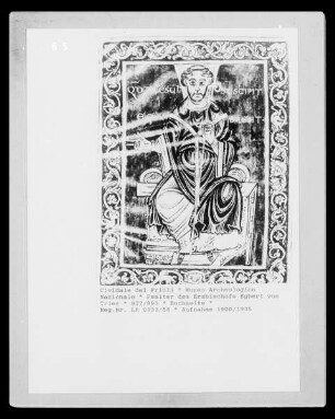 Psalter des Erzbischofs Egbert von Trier — Buchseite