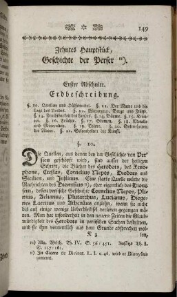 Zehntes Hauptstück. Geschichte der Perser