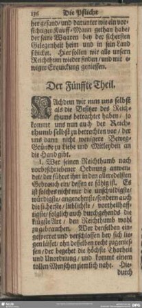 Der Fünffte Theil
