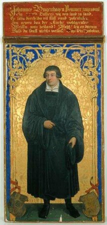Johannes Bugenhagen (1485 - 1558), (aus dem "Reformatorenzimmer" der Veste Coburg)