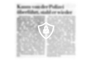 Kaum von Polizei überführt, stahl er wieder