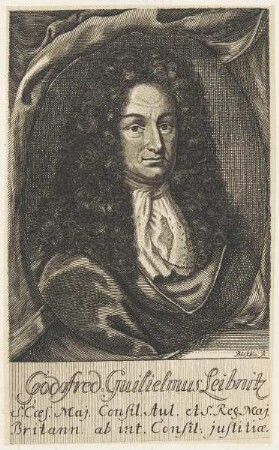 Bildnis des Godfred. Guilielmus Leibnitz