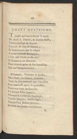 Chant Quatrième
