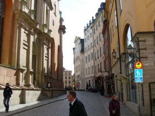 Stockholm: Gasse auf Gamla Stan (Altstadtgasse)