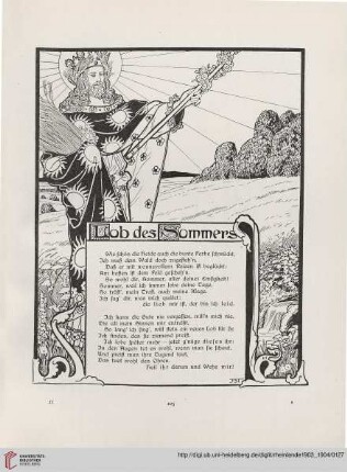 Lob des Sommers