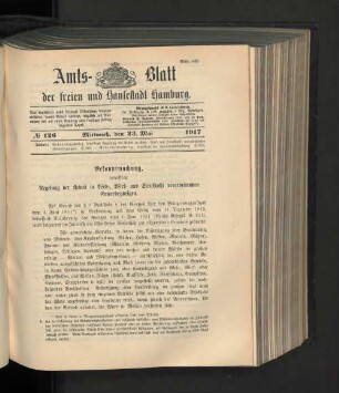 No. 126, 23. Mai 1917