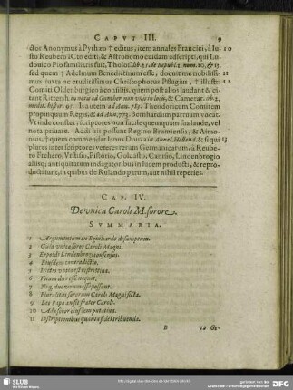 Cap. IV. De unica Caroli M. sorore