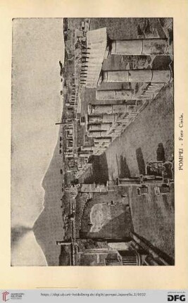 Pompei – Foro Civile. – Forum civil – The Civil Forum – Foro Civile.