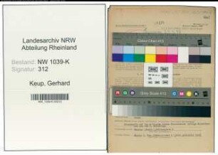 Entnazifizierung Gerhard Keup , geb. 04.03.1896 (Beamter)