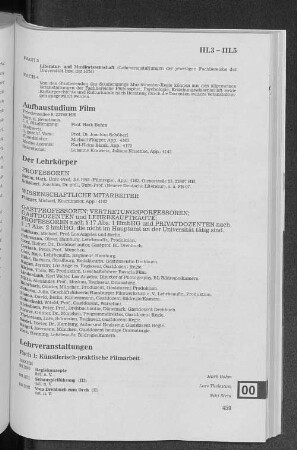 Aufbaustudium Film