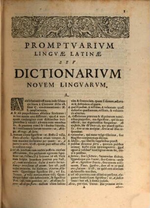 Ambrosivs Calepinvs Passeratii, Sive Lingvarvm Novem Romanae, Graecae, Ebraicae, Gallicae, Italicae, Germanicae, Hispanicae, Anglicae, Belgicae Dictionarivm. [1]