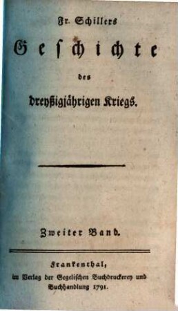 Geschichte des dreißigjährigen Krieges, 2