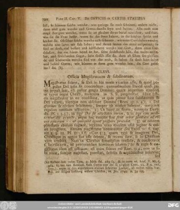 §. CLXVI. Officia Magistratum & subditorum.