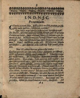 De cometarum phoenomenis